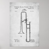 US Patent - Trombone Poster (Voorkant)