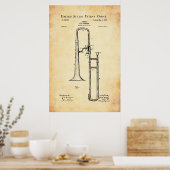 US Patent - Trombone Poster (Keuken)