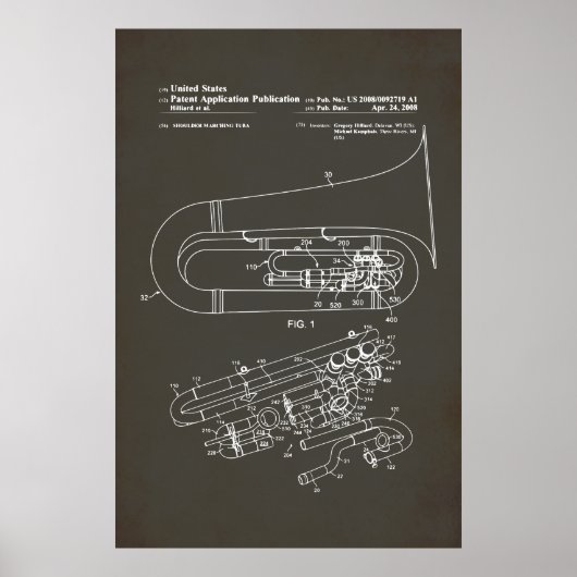 US Patent - Tuba Poster (Voorkant)