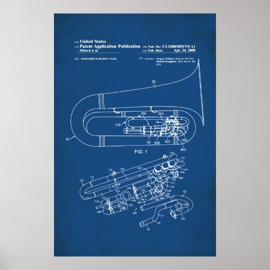 US Patent - Tuba Poster (Voorkant)