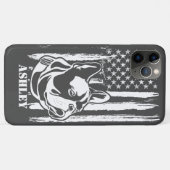US Patriot Duitse Herder USA Vlag Hond Case-Mate iPhone Case (Achterkant (horizontaal))