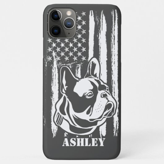 US Patriot Duitse Herder USA Vlag Hond Case-Mate iPhone Case (Achterkant)