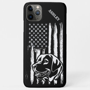 US Patriot Labrador Retriever VS Vlag Hond Case-Mate iPhone Case