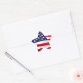 US patriottisch Ster Sticker (Envelop)