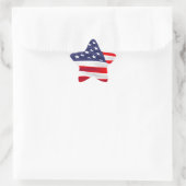 US patriottisch Ster Sticker (Tas)