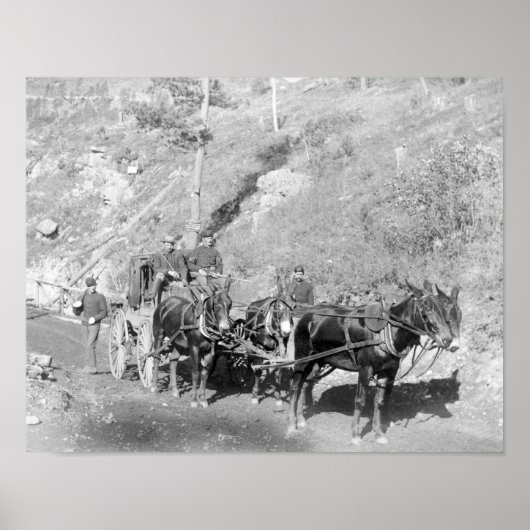 US Paymaster en Guards op Deadwood Road Poster (Voorkant)