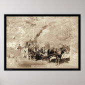 US Paymaster & Guards Fort Meade SD 1888 Poster (Voorkant)