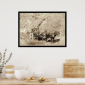 US Paymaster & Guards Fort Meade SD 1888 Poster (Keuken)