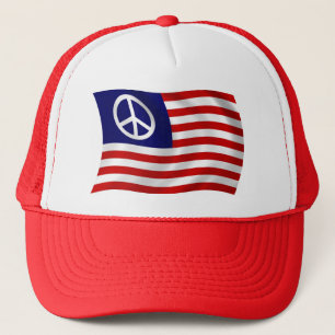 US Peace Sign Flag Pet