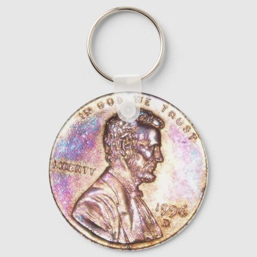 US Penny Copper Coin Sleutelhanger (Voorkant)