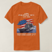US Philippine Zee CG58 Class Cruiser American Fla T-shirt (Design voorkant)