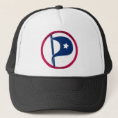 US Pirate Party Trucker Pet (Voorkant)