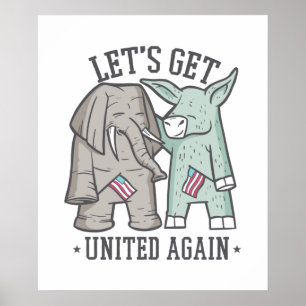 US Politics - Laten we weer naar het Verenigd Koni Poster