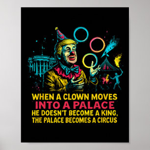 Us Politieke President Clown Circus Satire Regerin Poster