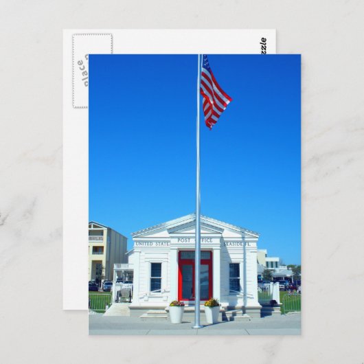 US Post Kantoor - Seaside, Florida Briefkaart (Voorkant / Achterkant)