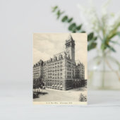 US Post Kantoor Washington DC 1907  Briefkaart (Staand voorkant)