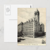 US Post Kantoor Washington DC 1907  Briefkaart (Voorkant / Achterkant)
