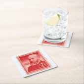 US Postage Stamp Onderzetter Set (Insitu)