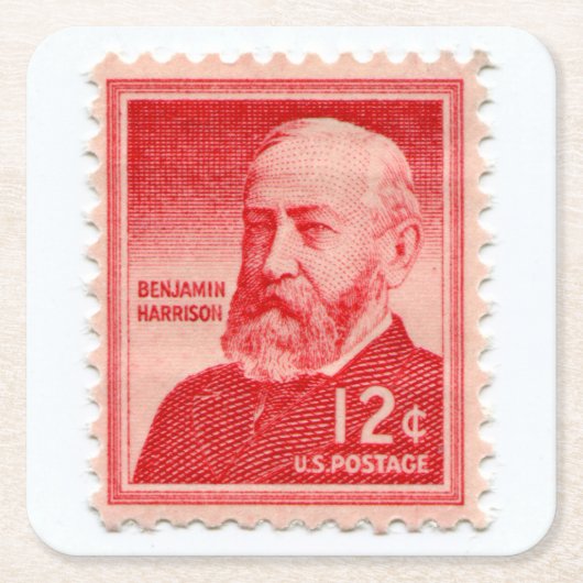 US Postage Stamp Onderzetter Set (Voorkant)