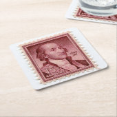 US Postage Stamp Onderzetter Set (Schuin)