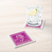 US Postage Stamp Onderzetter Set (Insitu)