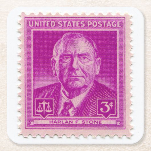 US Postage Stamp Onderzetter Set (Voorkant)