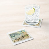 US Postage Stamp Onderzetter Set (Insitu)