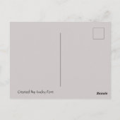 US Postkruising Briefkaart (Achterkant)