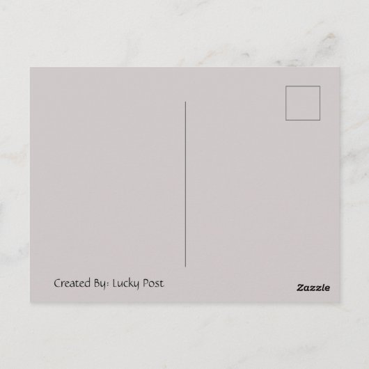 US Postkruising Briefkaart (Achterkant)