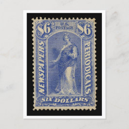 US Postzegel $6 voor Kranten Periodieken Briefkaart