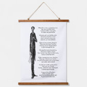US President Abraham Lincoln Tribute Nursery Rhyme Hangend Wandkleed (Voorkant)