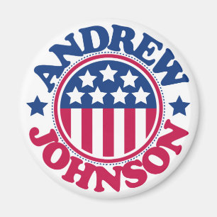US President Andrew Johnson Magneet