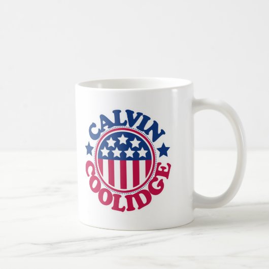 US President Calvin Coolidge Koffiemok (Rechts)