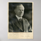 US President Calvin Coolidge Poster (Voorkant)