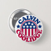US President Calvin Coolidge Ronde Button 5,7 Cm (Voorkant /achterkant)