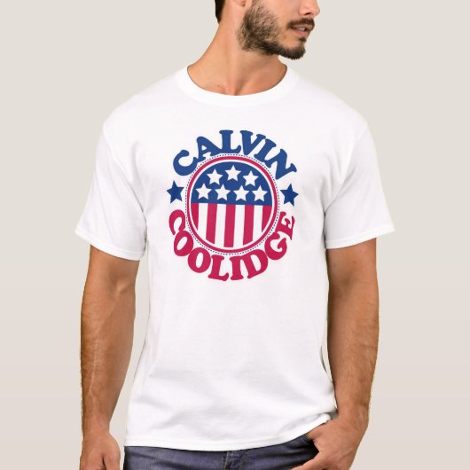 US President Calvin Coolidge T-shirt (Voorkant)