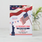 Us President Day Flyer Kaart (Staand voorkant)