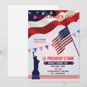 Us President Day Flyer Kaart (Voorkant / Achterkant)