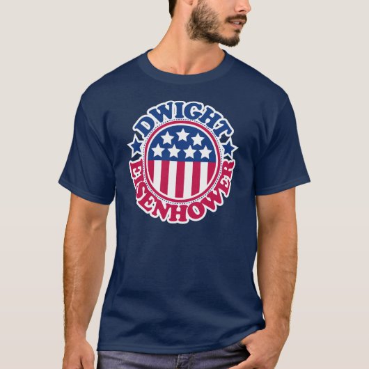 US President Dwight Eisenhower T-shirt (Voorkant)