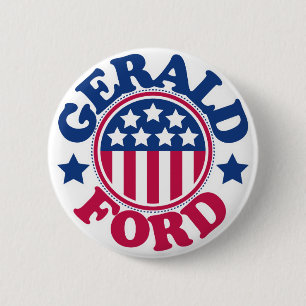 US President Gerald Ford Ronde Button 5,7 Cm