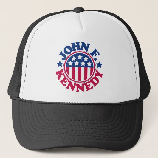 US President John F Kennedy Trucker Pet (Voorkant)