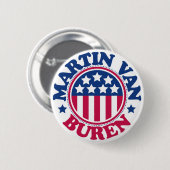 US President Martin Van Buren Ronde Button 5,7 Cm (Voorkant /achterkant)