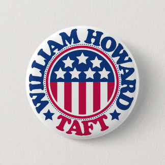US President William Howard Taft Ronde Button 5,7 Cm