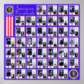 US PRESIDENTEN BLUE A/567 POSTER (Voorkant)