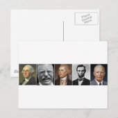 US-Presidenten Briefkaart (Voorkant / Achterkant)