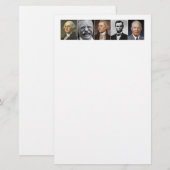 US-Presidenten Briefpapier (Voorkant / Achterkant)