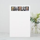 US-Presidenten Briefpapier (Staand voorkant)