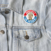 US Presidenten Campaign Button: #26 Roosevelt Ronde Button 5,7 Cm (In situ)