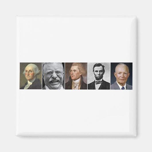 US-Presidenten Magneet (Voorkant)