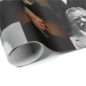 US Presidenten plus Hamilton en Franklin History Cadeaupapier (Rol Hoek)